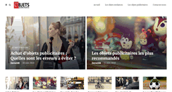 Desktop Screenshot of objets-publicitaires.biz